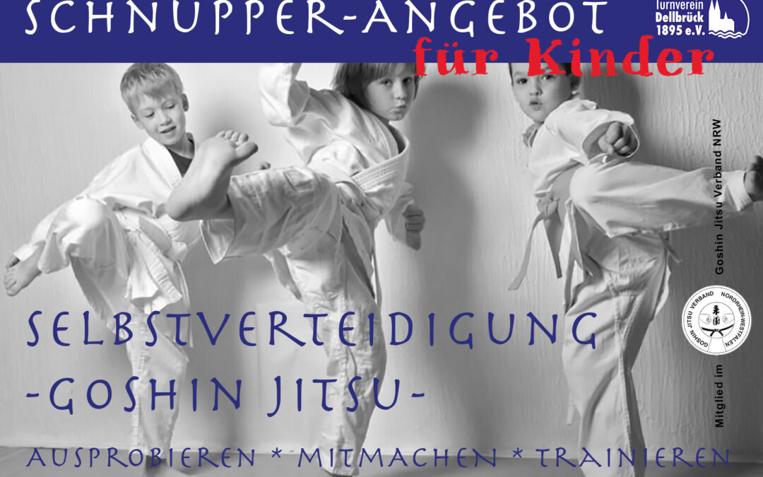 Goshin Jitsu – Schnupper-Angebot für Kinder