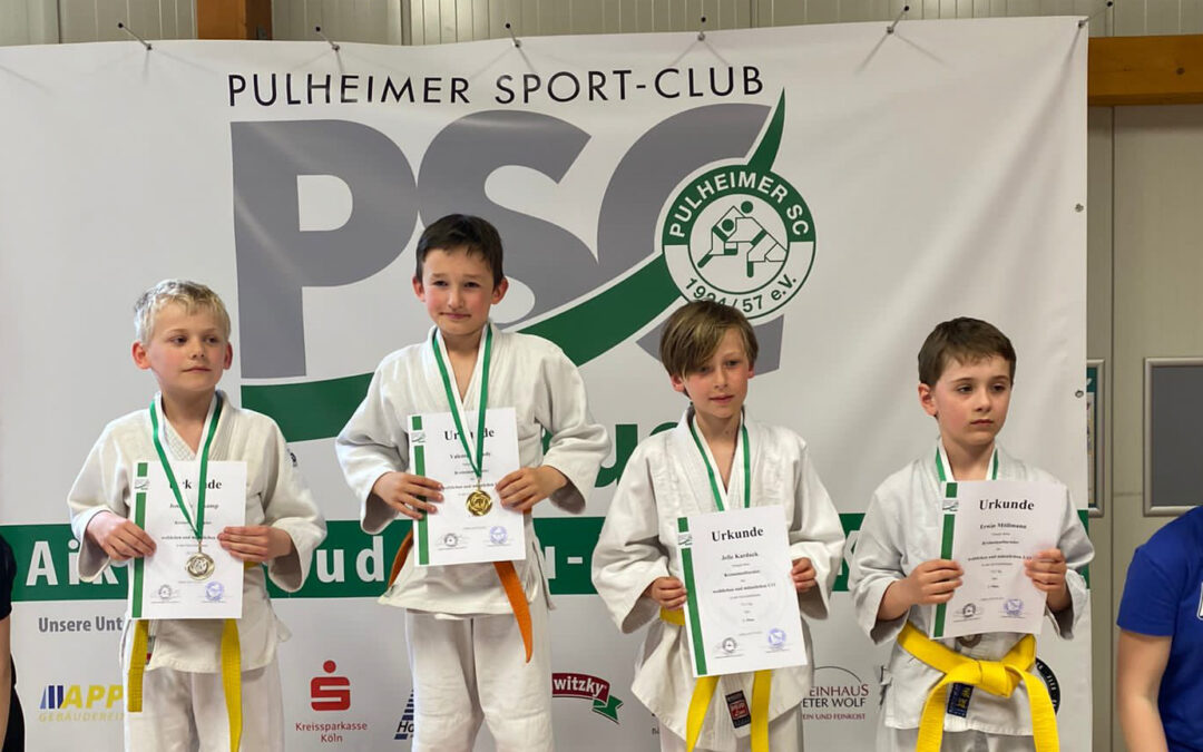 Unsere kleinen Judokas waren wieder erfolgreich bei der Kreiseinzelmeisterschaft in Pulheim